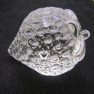 Signed Crystal Glass Strawberry